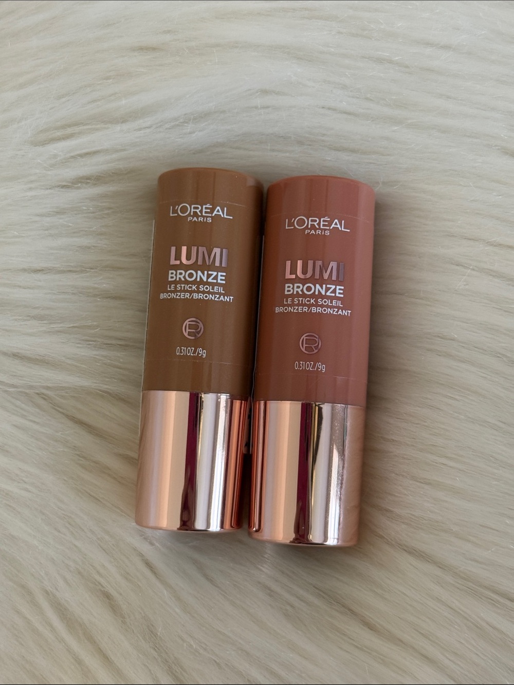 L’Oréal Paris Lumi Bronze Stick Toasted Sunglight & Sunkissed Rose